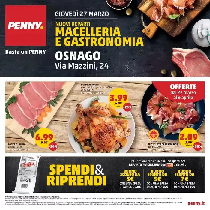 Nuovi reparti macelleria e gastronomia da 27 marzo a 6 aprile di 2025 - Pagina del volantino 1