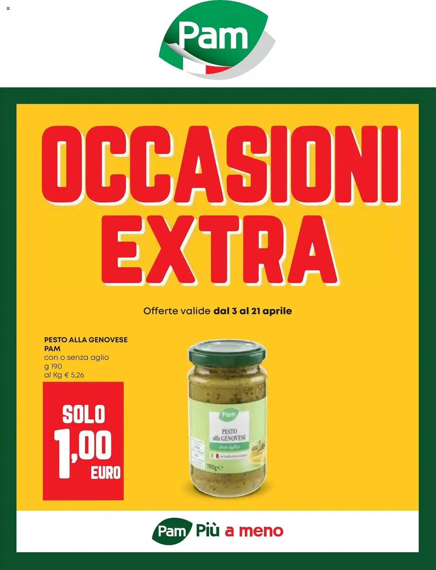 Volantino Pam da 3 aprile a 21 aprile di 2025 - Pagina del volantino 1