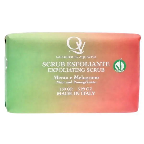 AQUAVIVA SAPONETTA ESFOLIANTE MELOGRANO E MENTA 150GR