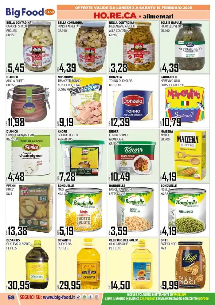Carnevale innamorati della convenienza da 3 febbraio a 15 febbraio di 2025 - Pagina del volantino 58