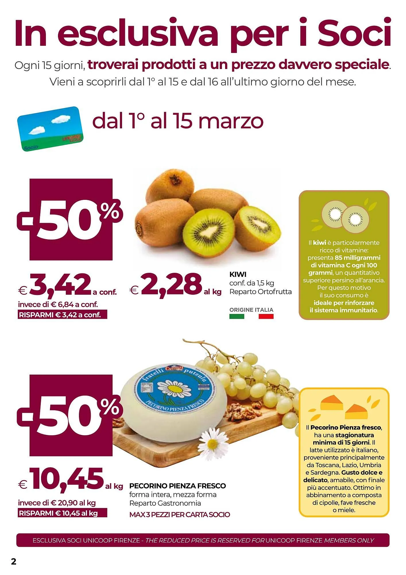 Volantino Unicoop da 6 marzo a 19 marzo di 2025 - Pagina del volantino 2