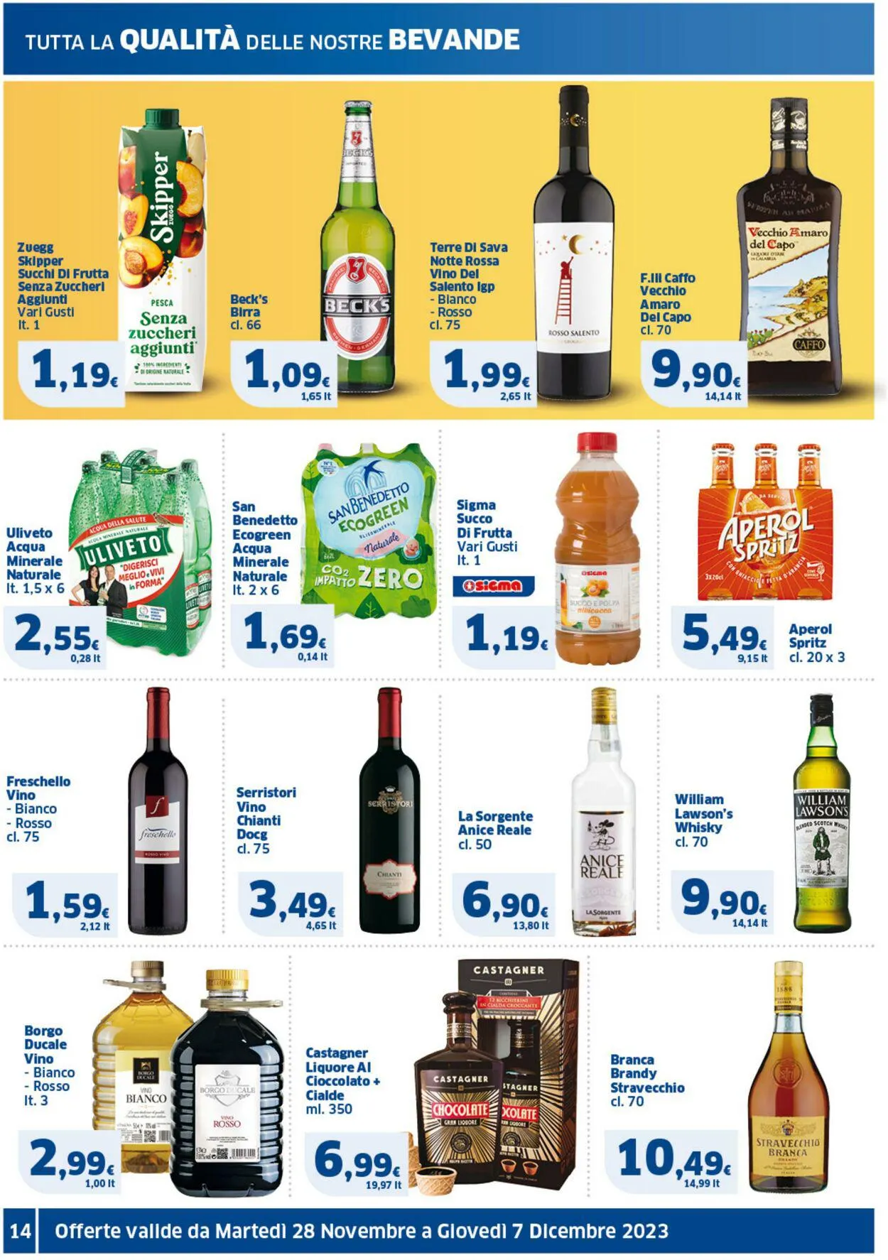 Sigma - Napoli Volantino attuale da 28 novembre a 7 dicembre di 2023 - Pagina del volantino 14