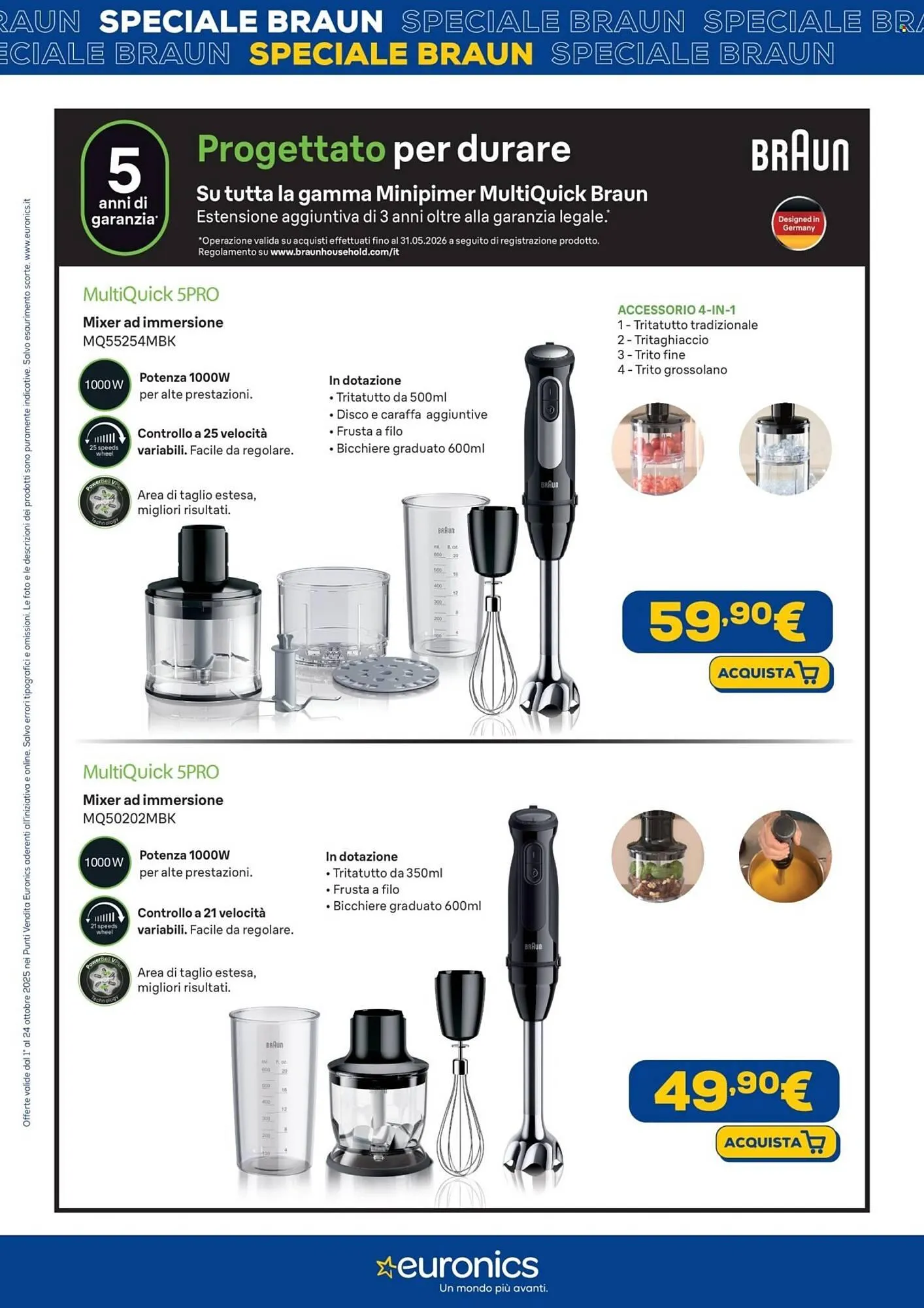 Volantino Euronics da 1 ottobre a 24 ottobre di 2025 - Pagina del volantino 5