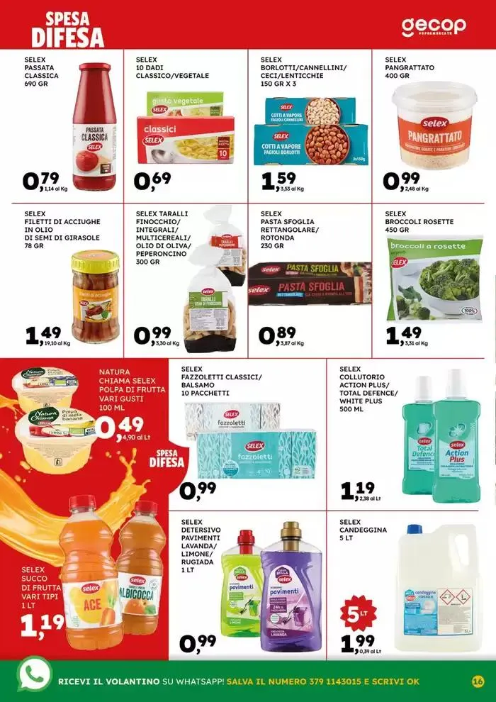 Sottocosto freschi da 10 marzo a 23 marzo di 2025 - Pagina del volantino 16