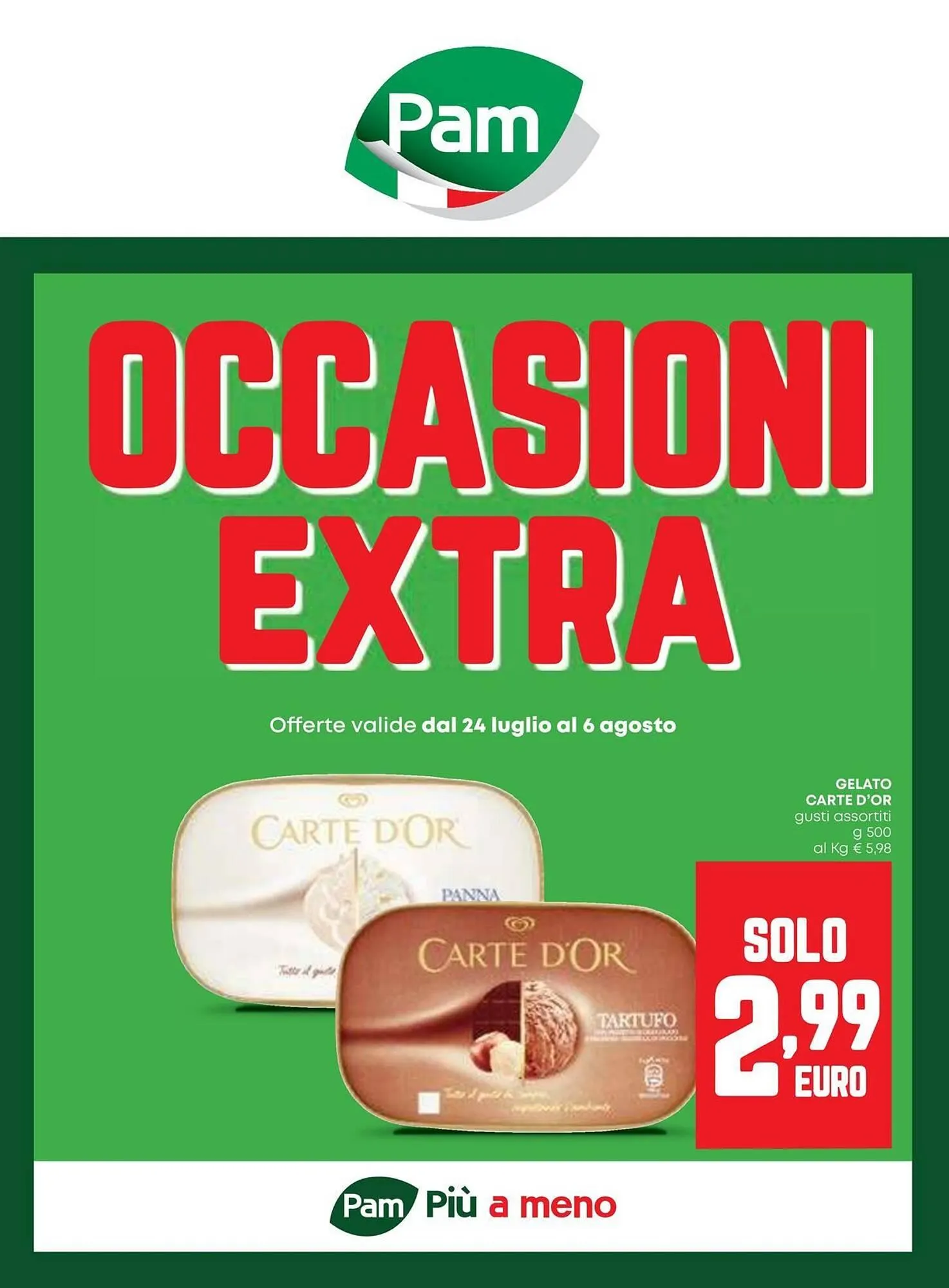 Volantino Pam da 24 luglio a 6 agosto di 2025 - Pagina del volantino 1