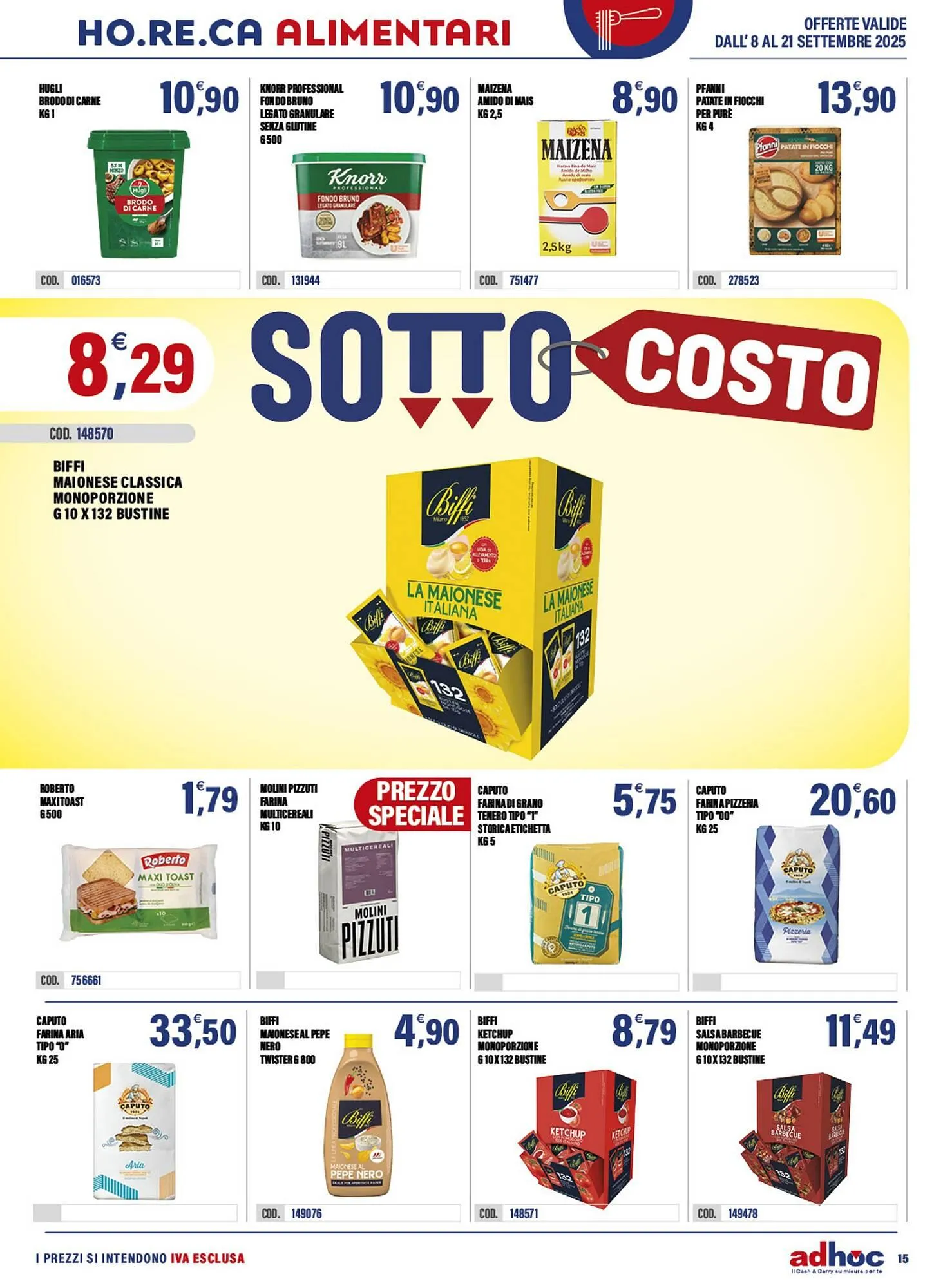 Volantino Adhoc da 8 settembre a 21 settembre di 2025 - Pagina del volantino 15