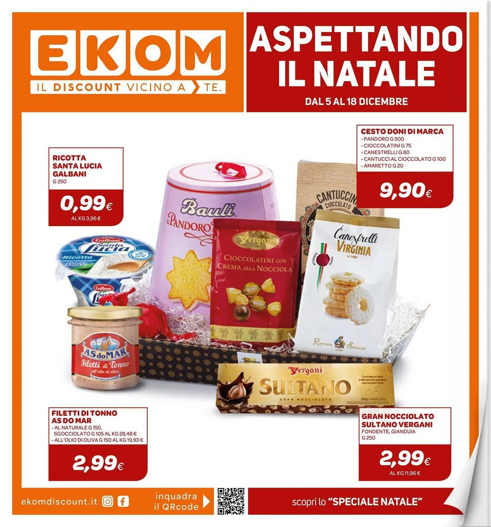 Volantino Ekom da 5 dicembre a 18 dicembre di 2023 - Pagina del volantino 1