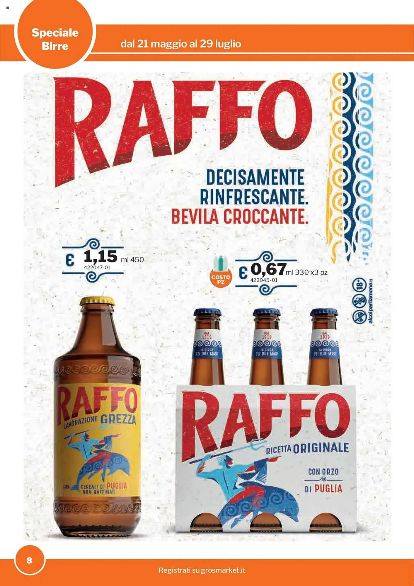 Volantino GrosMarket da 21 maggio a 29 luglio di 2025 - Pagina del volantino 8