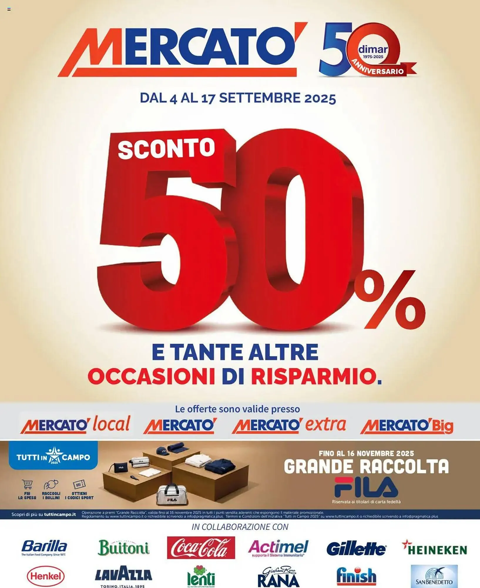 volantino Mercatò da 4 settembre a 17 settembre di 2025 - Pagina del volantino 1