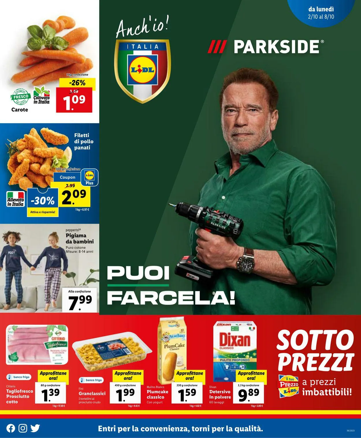 Lidl Volantino attuale da 2 ottobre a 8 ottobre di 2023 - Pagina del volantino 1