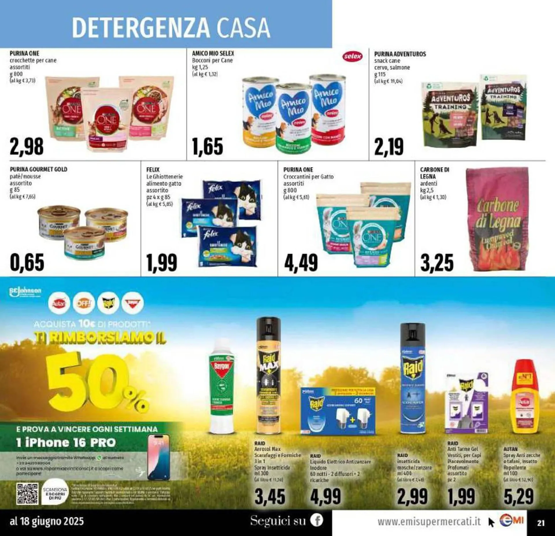 Volantino Emi Supermercati da 5 giugno a 18 giugno di 2025 - Pagina del volantino 21