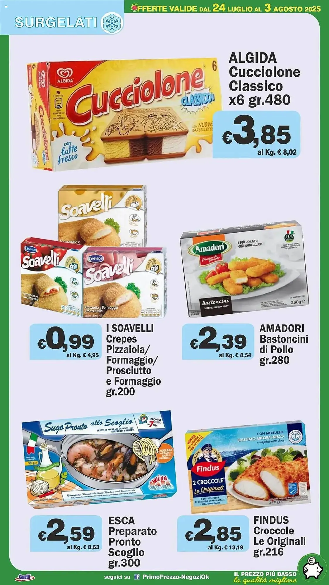Volantino Primo Prezzo da 24 luglio a 3 agosto di 2025 - Pagina del volantino 34