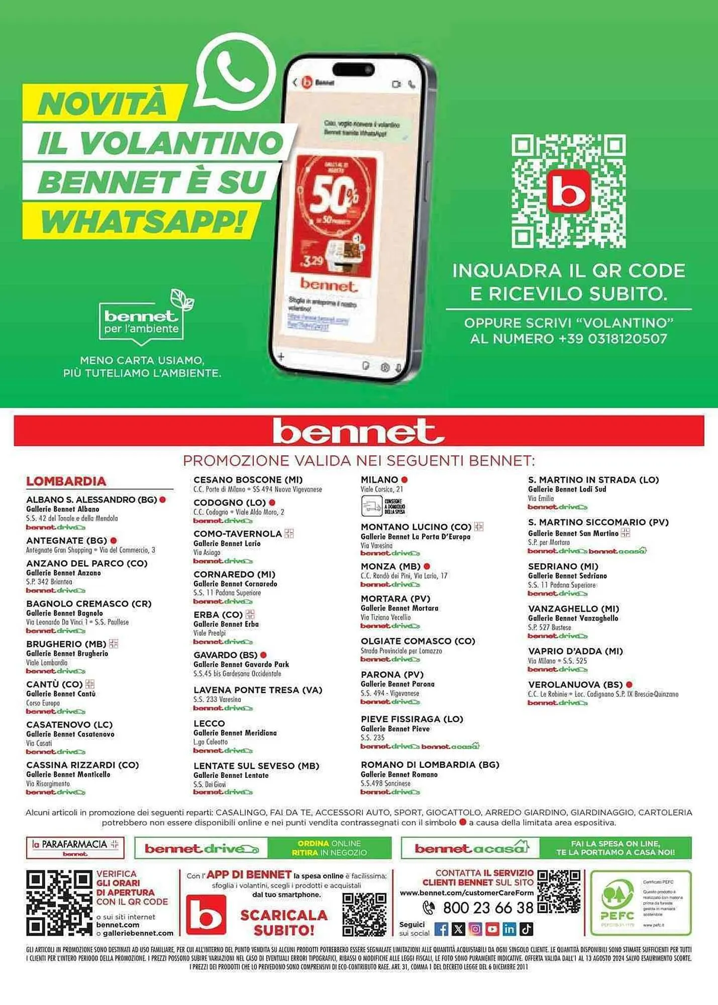 Volantino Bennet da 1 agosto a 13 agosto di 2024 - Pagina del volantino 31