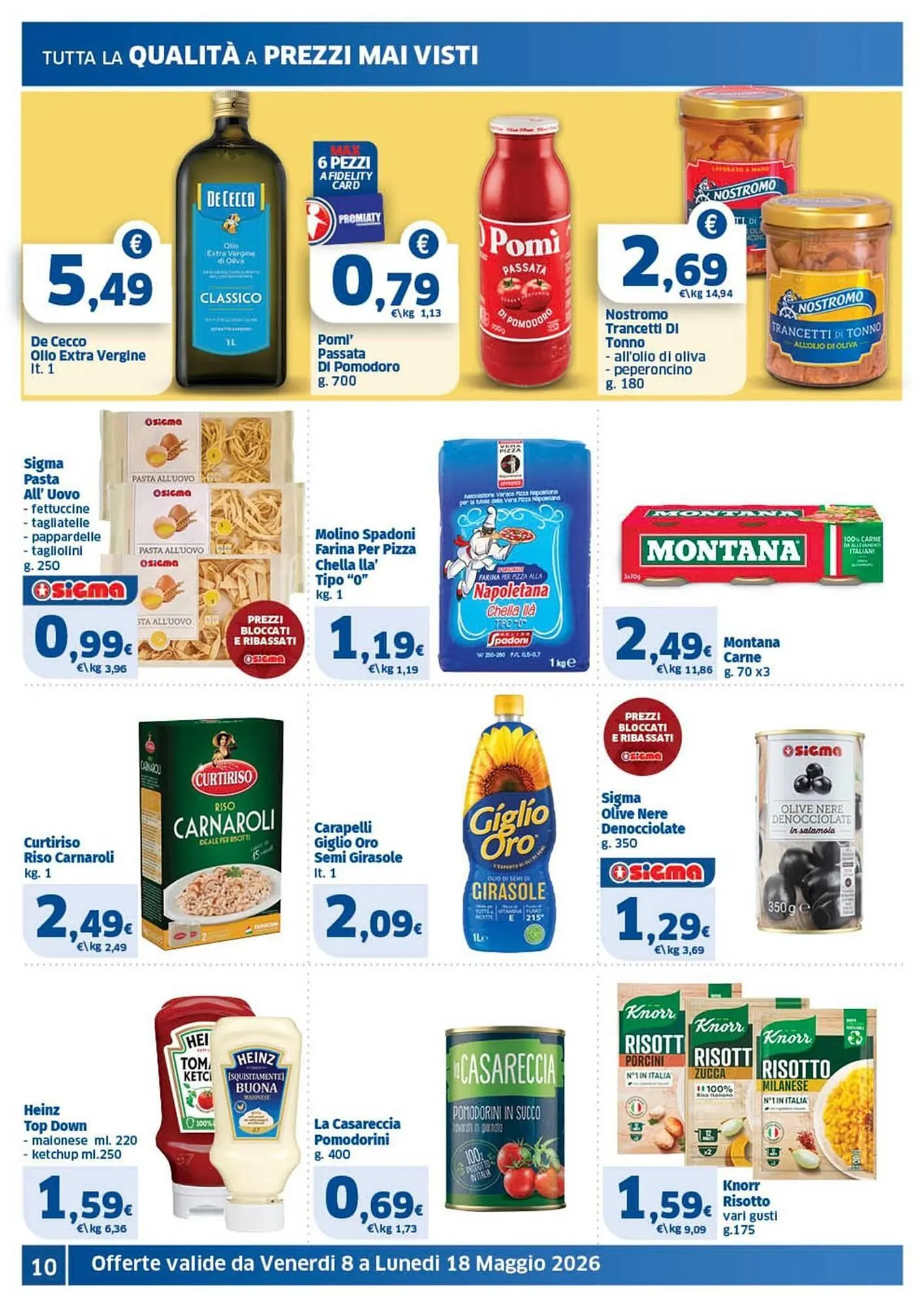 Volantino Ok Sigma da 8 maggio a 18 maggio di 2026 - Pagina del volantino 10
