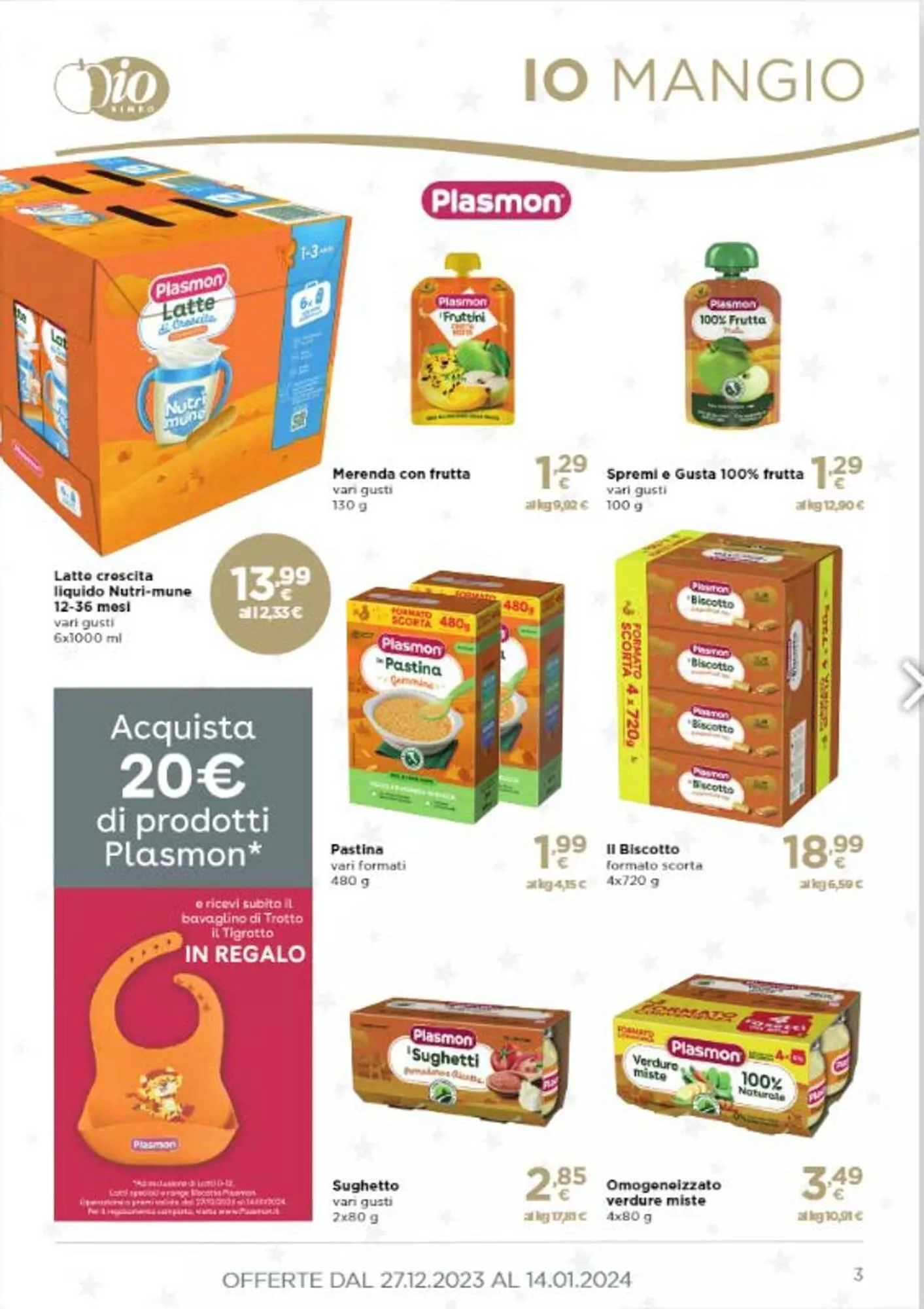 Volantino Io Bimbo da 27 dicembre a 14 gennaio di 2024 - Pagina del volantino 3