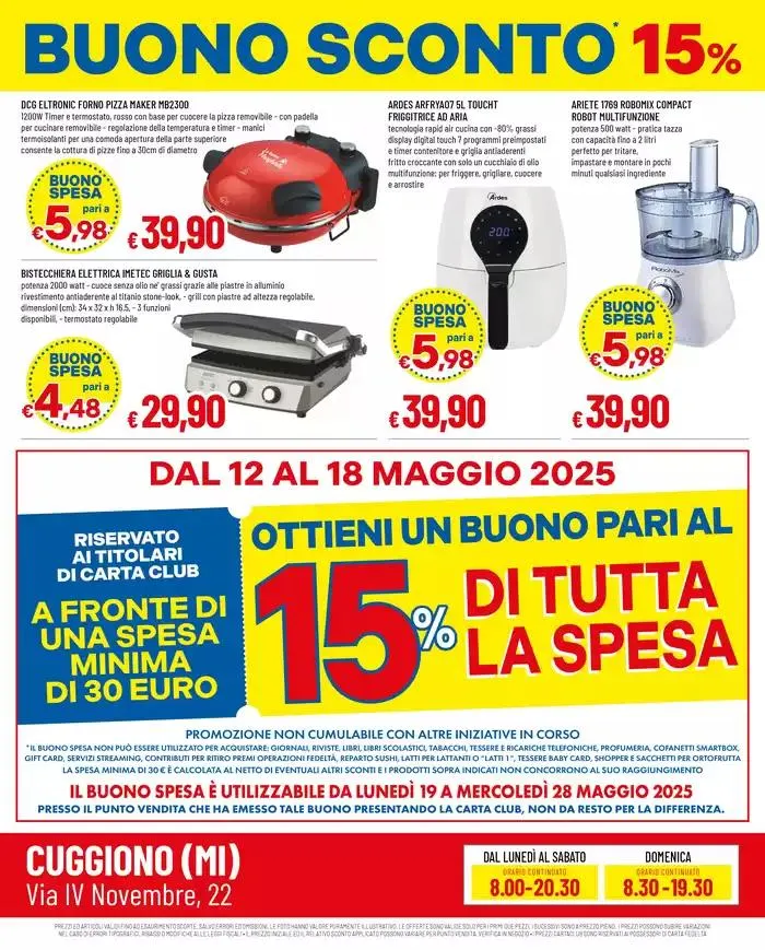 Buono sconto 15% da 12 maggio a 18 maggio di 2025 - Pagina del volantino 4
