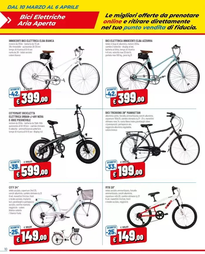 PRENOTA&RISPARMIA SOLO ONLINE da 10 marzo a 6 aprile di 2025 - Pagina del volantino 10