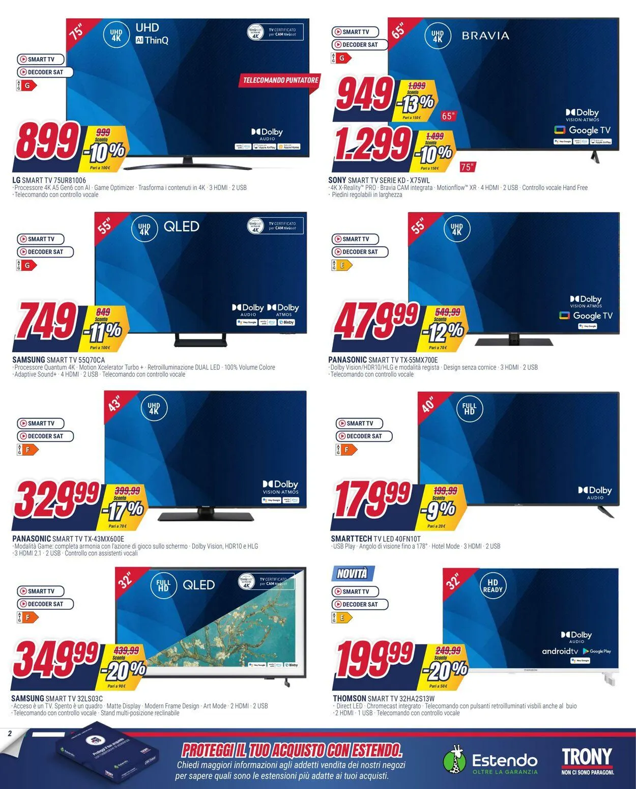 Trony Volantino attuale da 18 aprile a 1 maggio di 2024 - Pagina del volantino 2