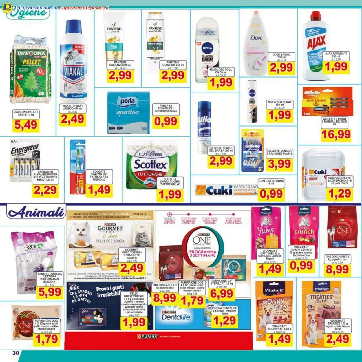 Pewex Volantino attuale da 29 dicembre a 12 gennaio di 2026 - Pagina del volantino 30