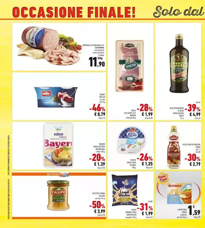 CONAD apre a Lovere da 26 marzo a 8 aprile di 2025 - Pagina del volantino 34