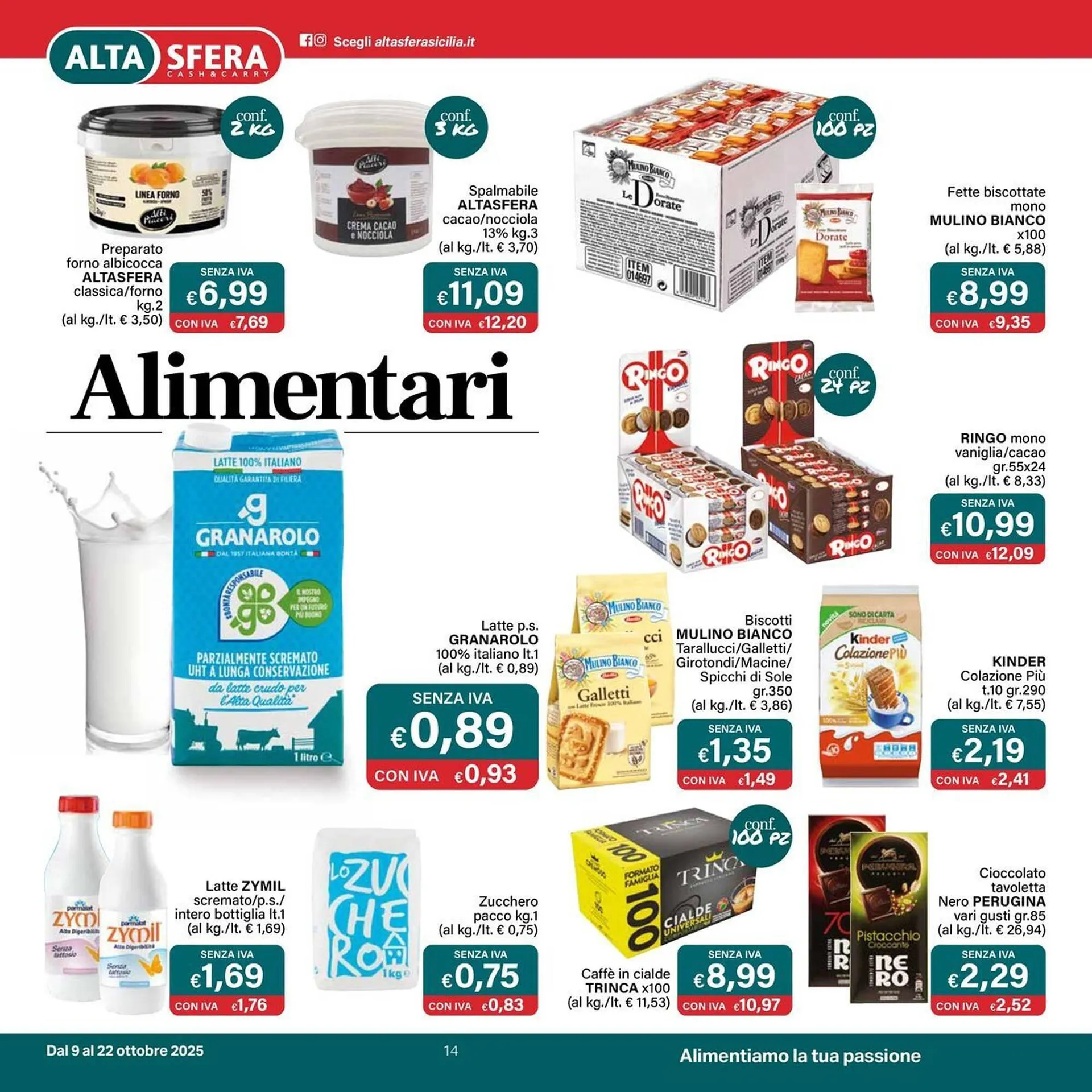 Volantino Altasfera da 9 ottobre a 22 ottobre di 2025 - Pagina del volantino 14