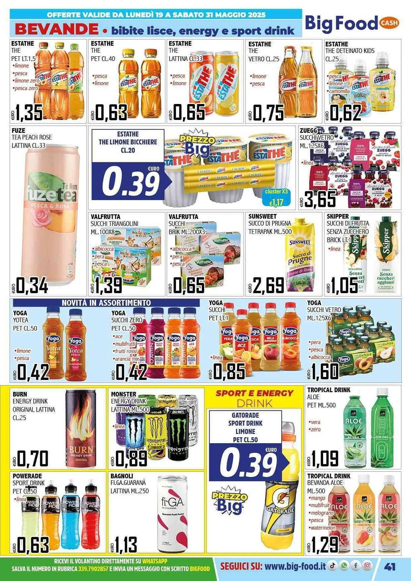 Volantino Big Food da 19 maggio a 31 maggio di 2025 - Pagina del volantino 41