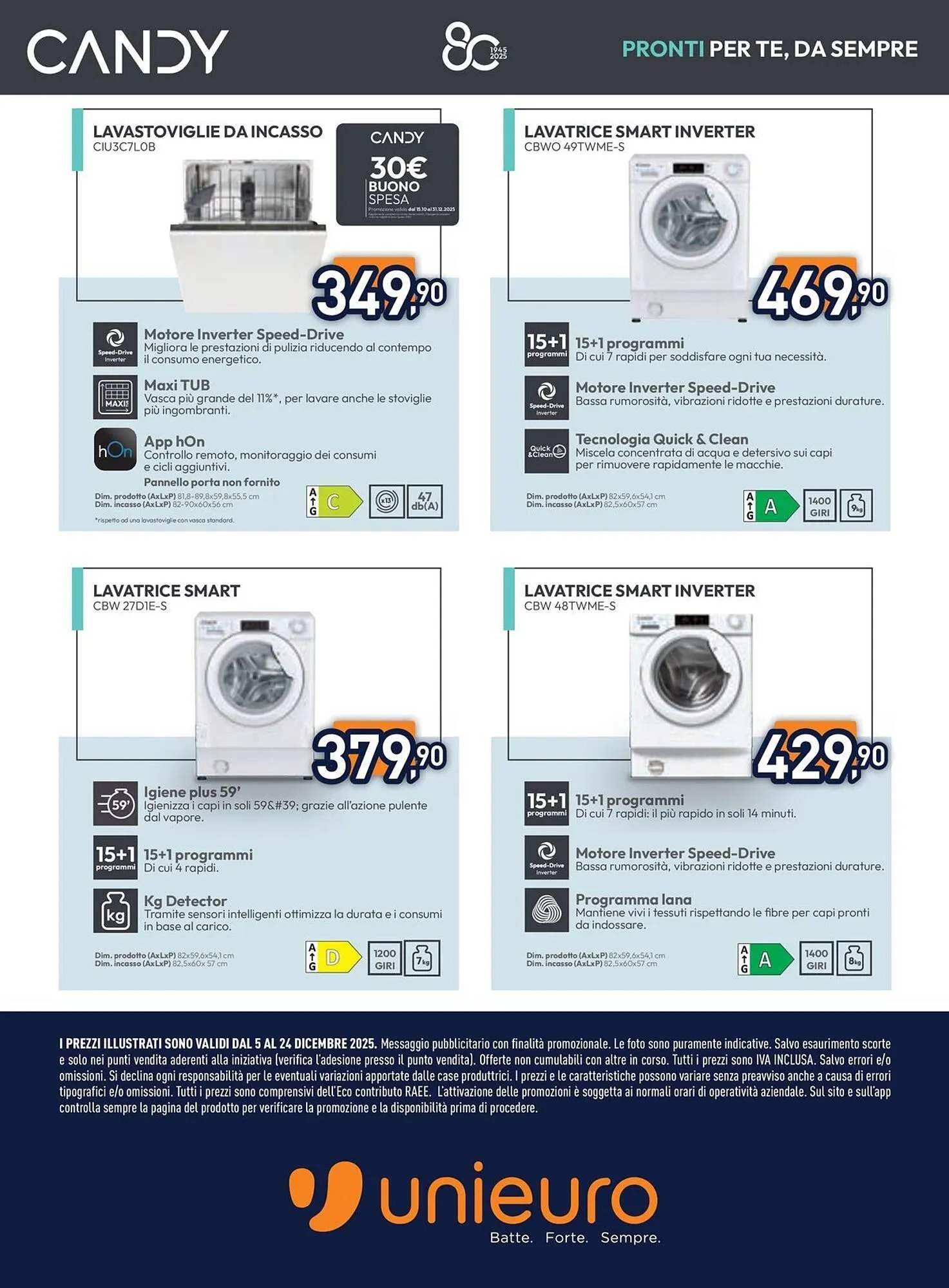 Volantino Unieuro da 5 dicembre a 24 dicembre di 2025 - Pagina del volantino 8