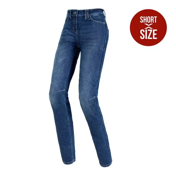 Pantaloni moto da donna Denver Short Blu scuro