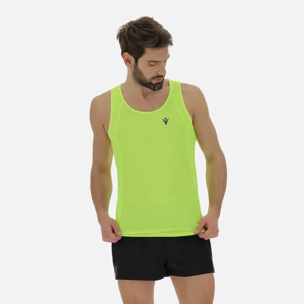 Canotta running uomo archie gialla