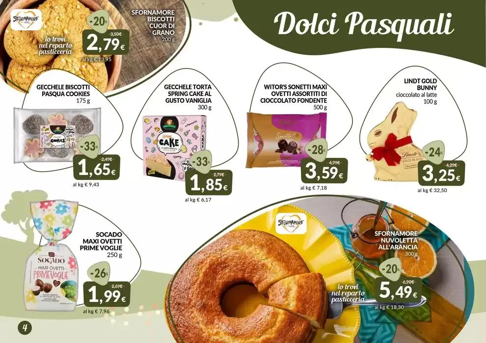 PASQUA FESTA DI SAPORI E CONVENIENZA da 28 marzo a 19 aprile di 2025 - Pagina del volantino 4