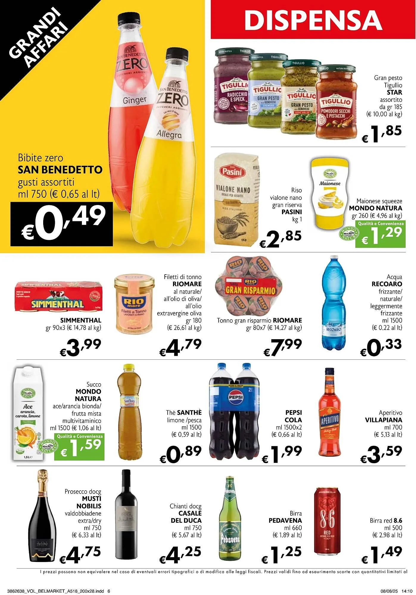 Volantino Belmarket da 28 agosto a 10 settembre di 2025 - Pagina del volantino 6