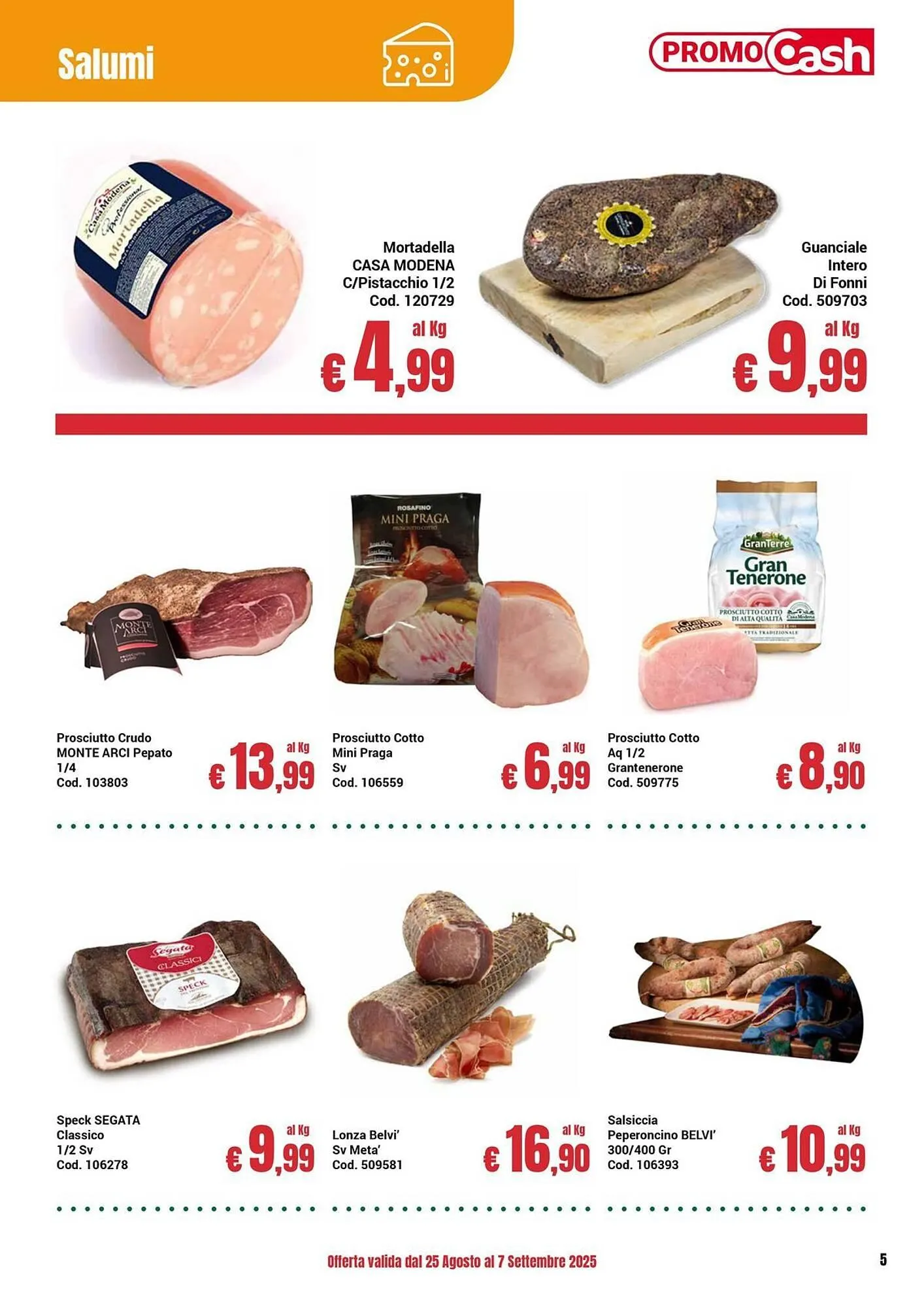 Volantino Centro Cash da 25 agosto a 7 settembre di 2025 - Pagina del volantino 5
