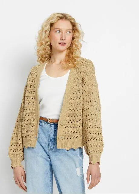 Cardigan traforato