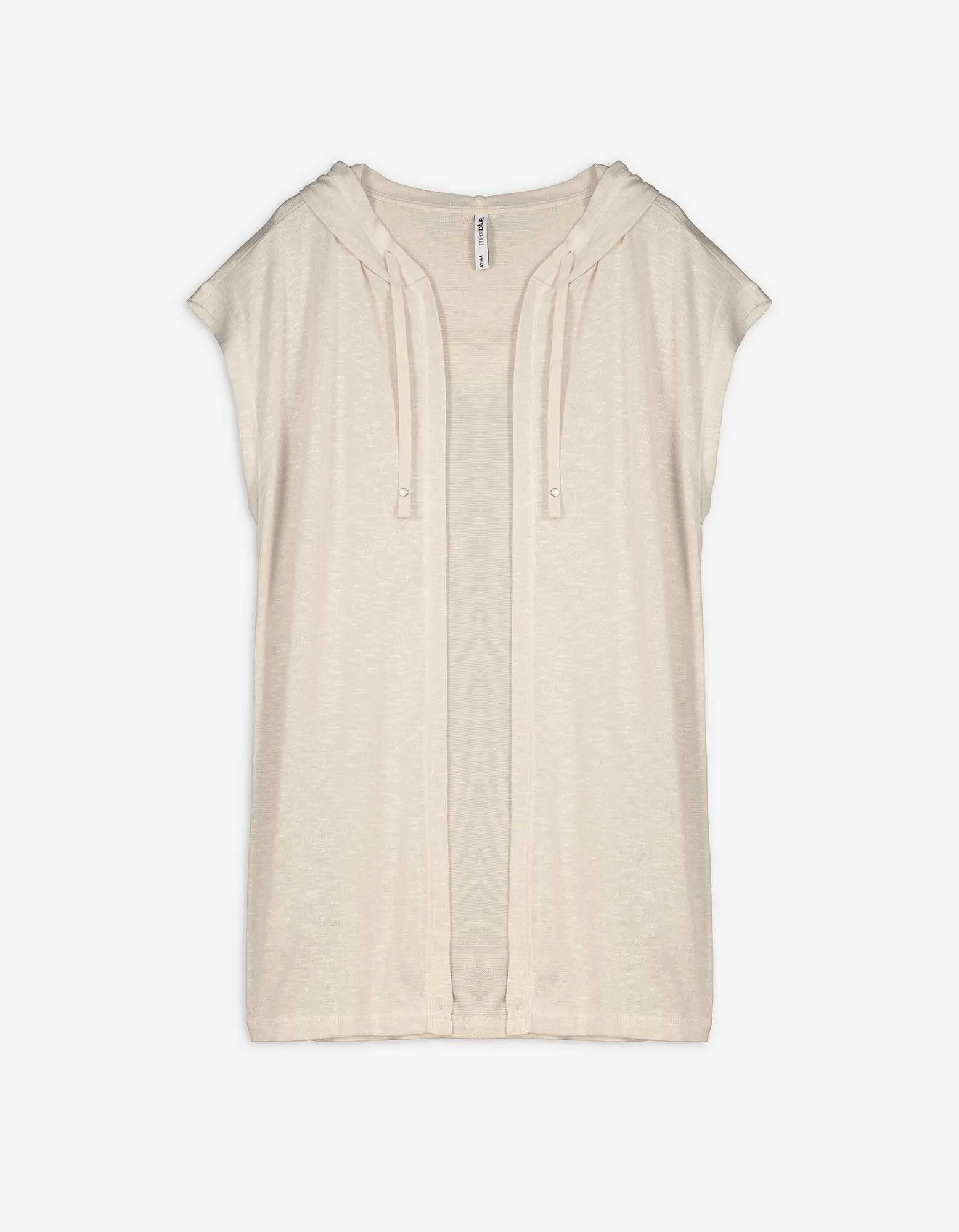 Felpa aperta - Senza chiusura - bianco