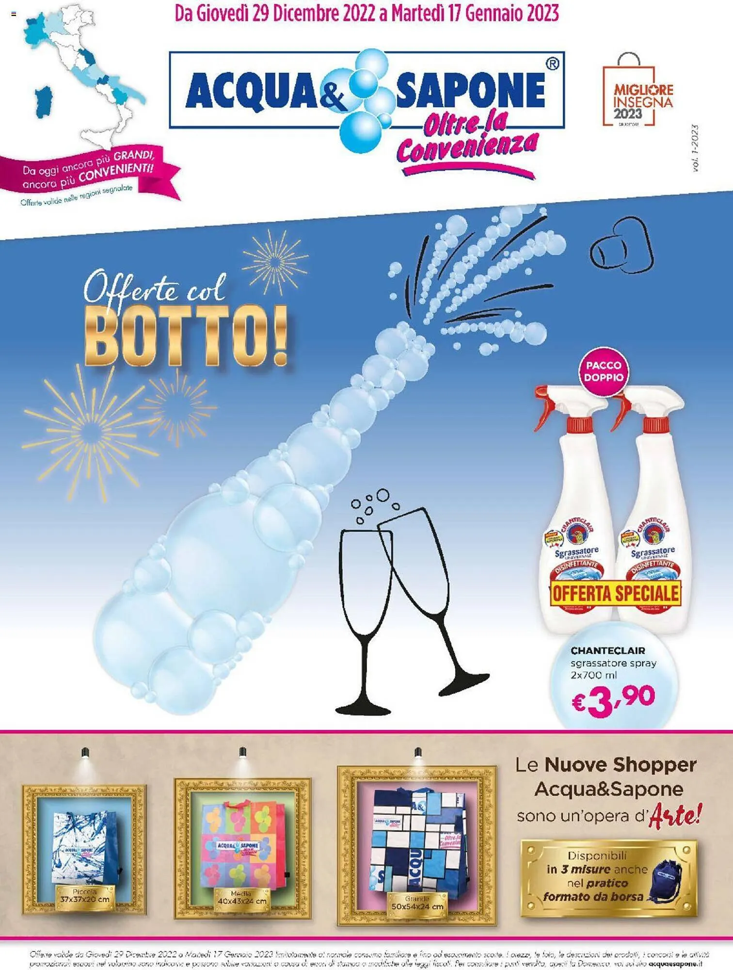 Volantino Acqua & Sapone da 17 gennaio a 29 dicembre di 2023 - Pagina del volantino 1
