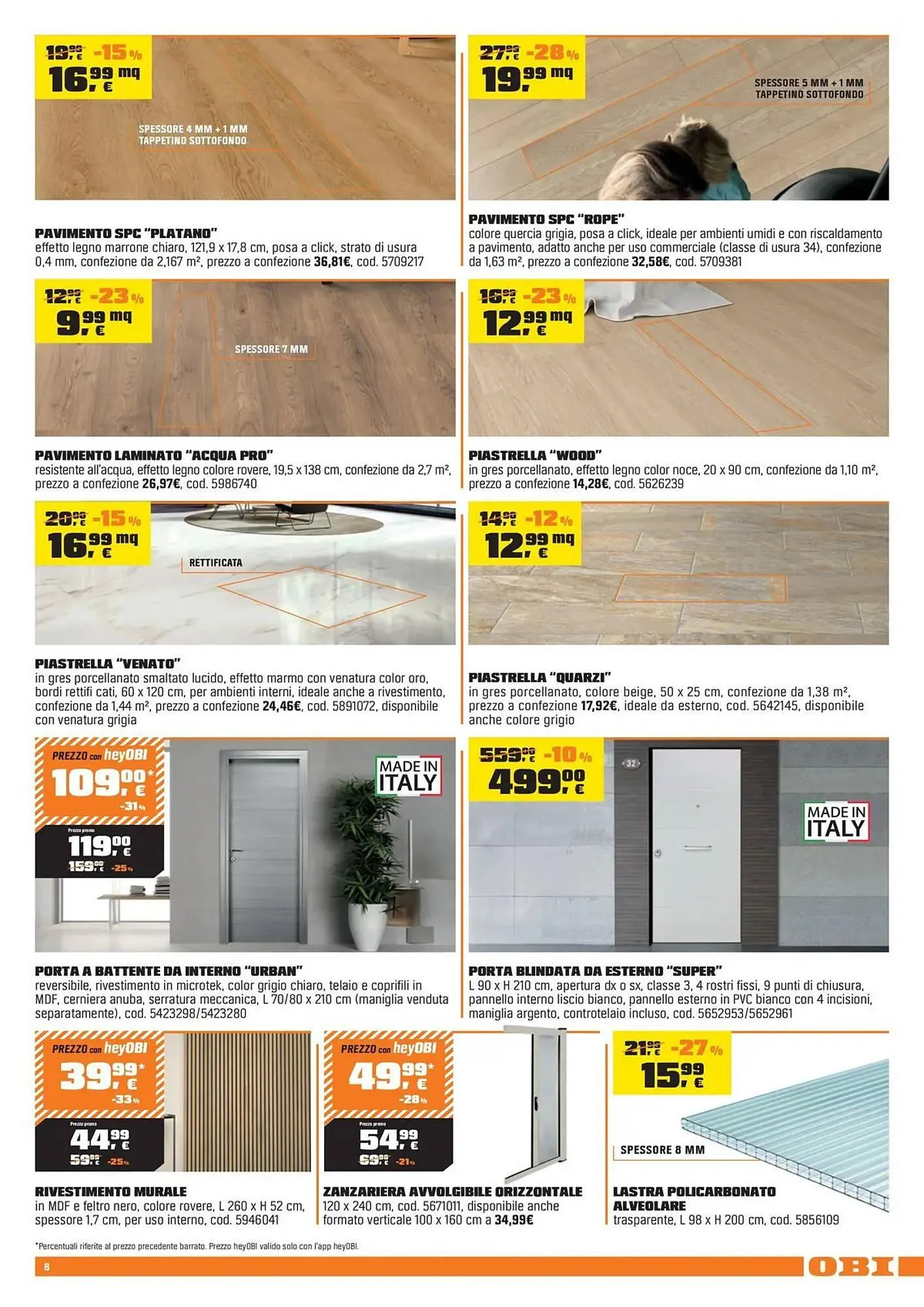 Volantino OBI da 3 aprile a 3 maggio di 2026 - Pagina del volantino 8
