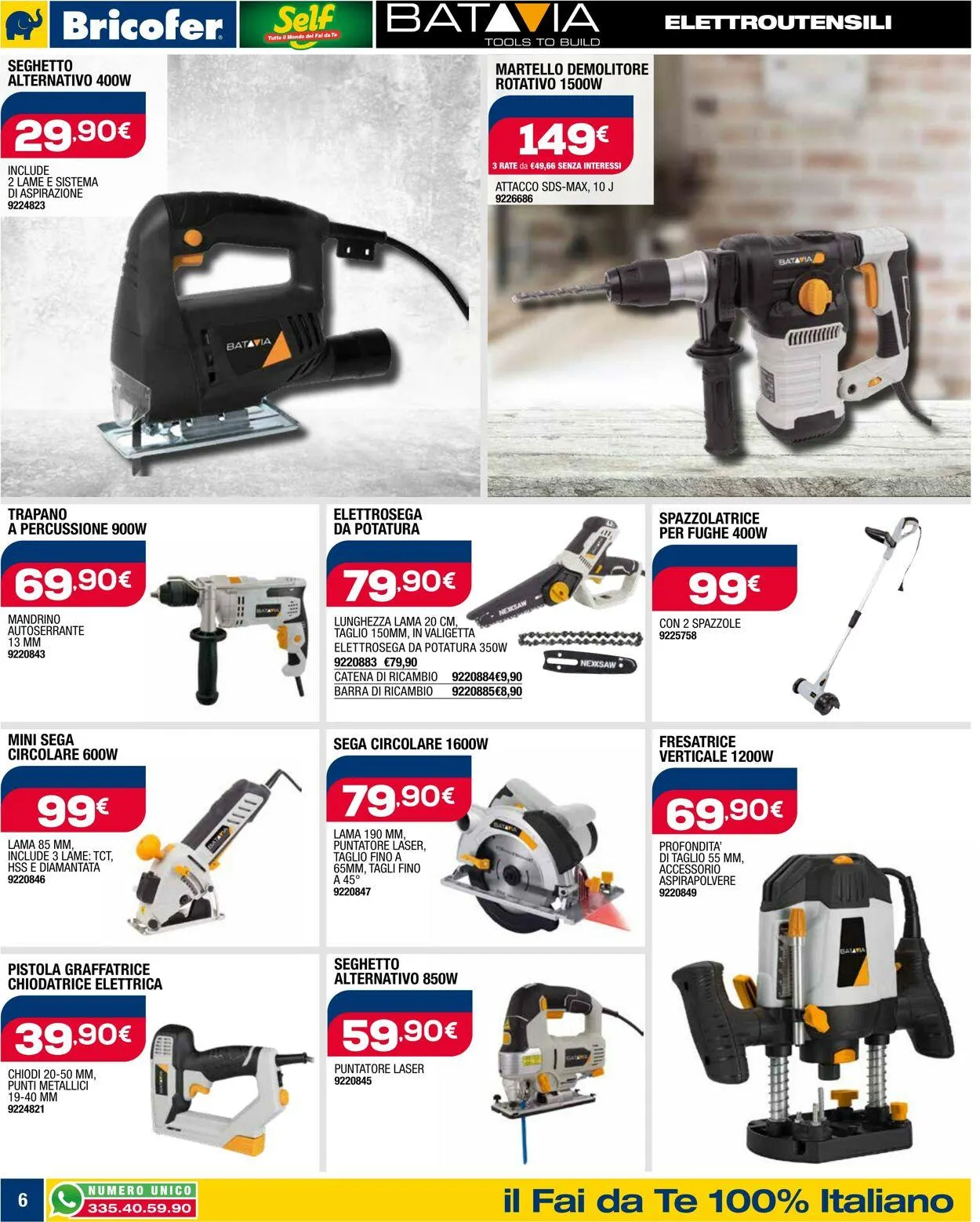 Bricofer - Perugia Volantino attuale da 9 luglio a 23 luglio di 2025 - Pagina del volantino 6