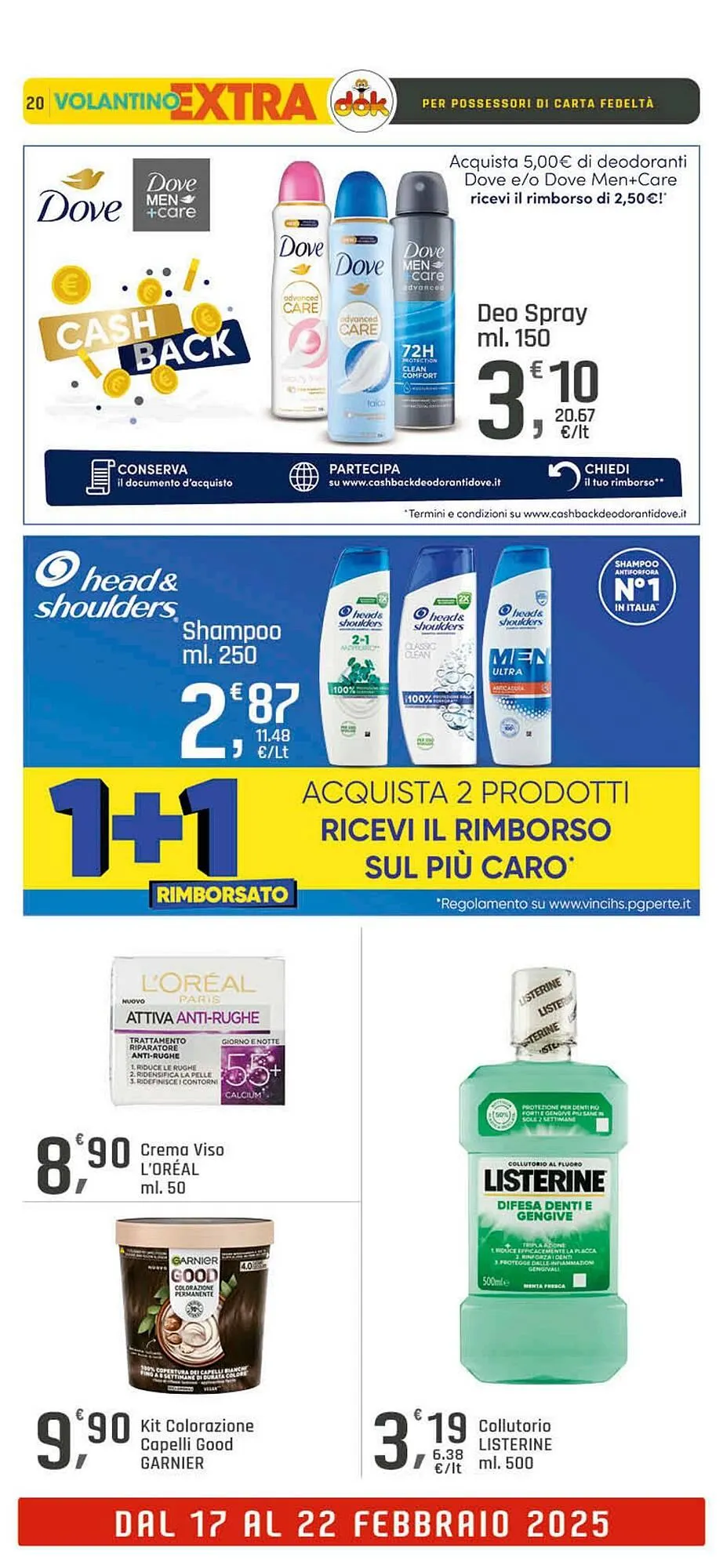 Volantino Supermercati Dok da 13 febbraio a 22 febbraio di 2025 - Pagina del volantino 20