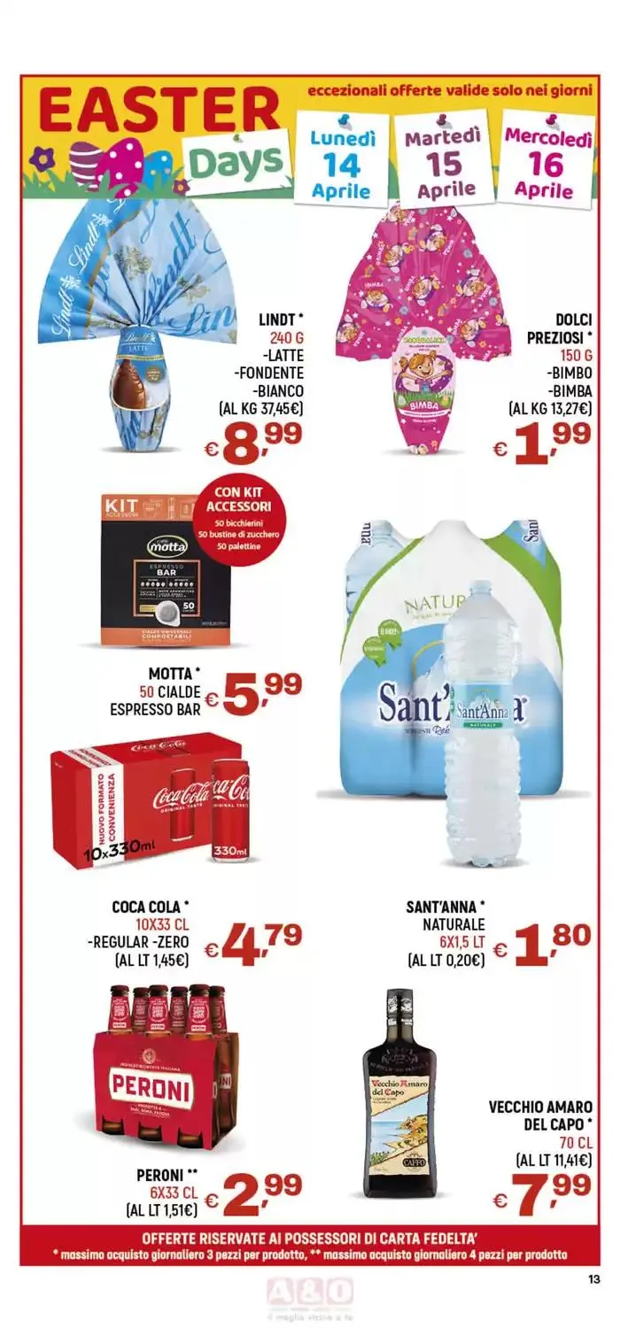 Aria di Pasqua da 10 aprile a 19 aprile di 2025 - Pagina del volantino 13