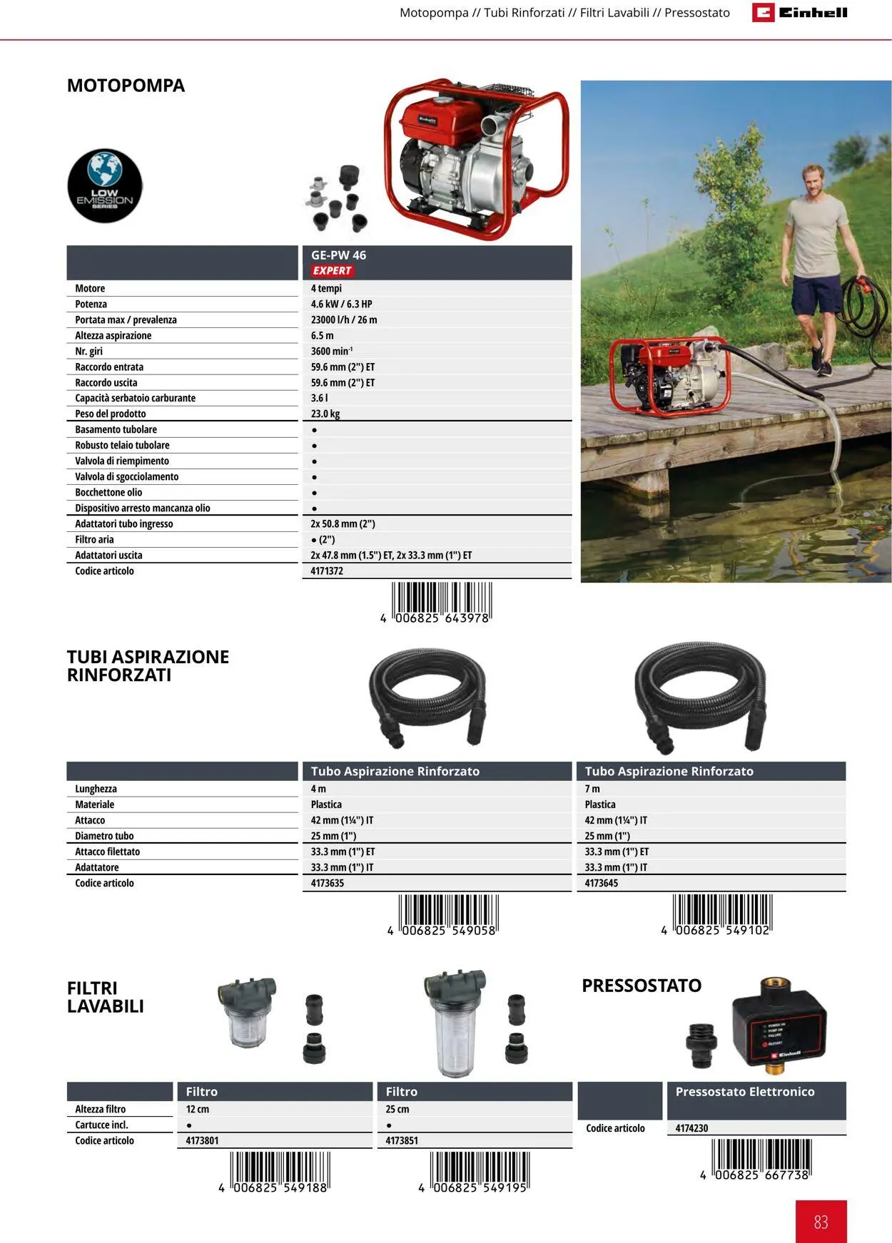 Einhell da 17 giugno a 17 settembre di 2025 - Pagina del volantino 83