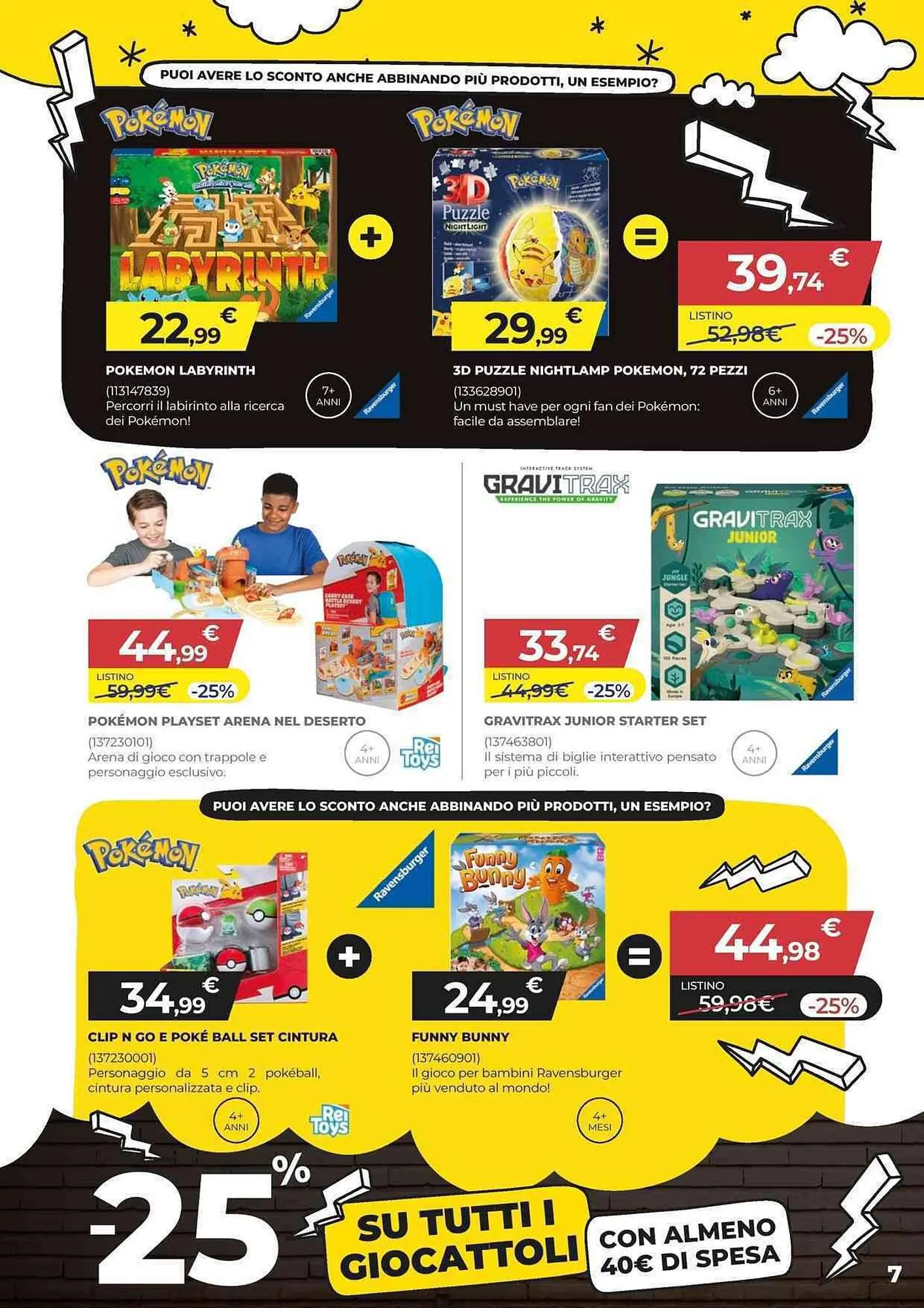 Volantino Toys Center da 23 novembre a 27 novembre di 2023 - Pagina del volantino 7