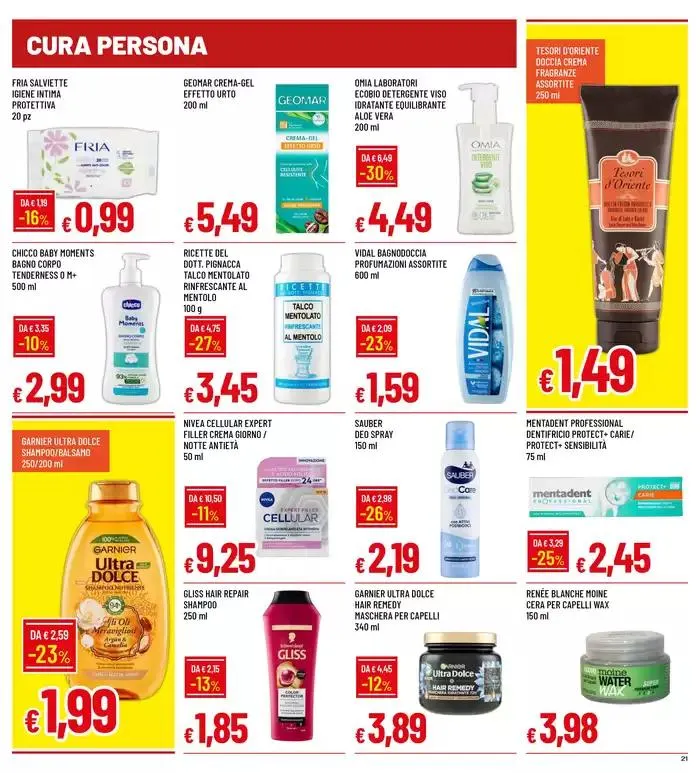 MAXI FORMATI XXL da 28 marzo a 9 aprile di 2025 - Pagina del volantino 21