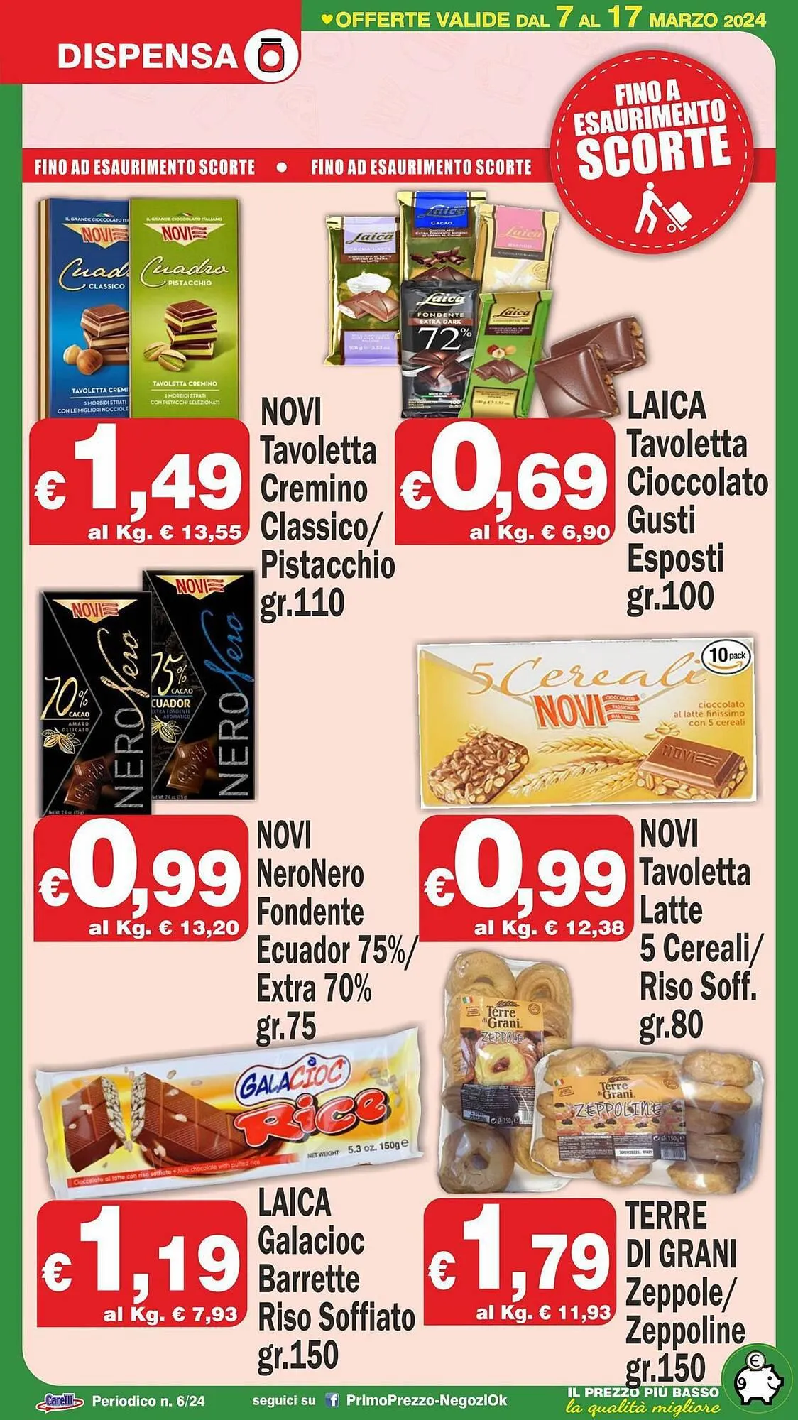 Volantino Primo Prezzo da 7 marzo a 17 marzo di 2024 - Pagina del volantino 16