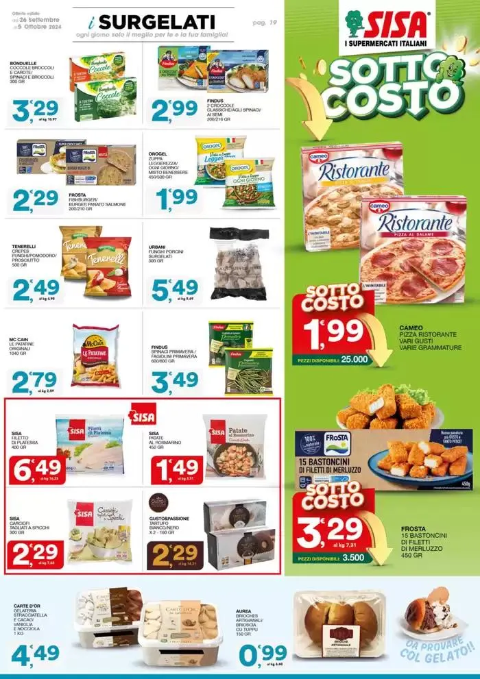 Sottocosto da 26 settembre a 5 ottobre di 2024 - Pagina del volantino 19