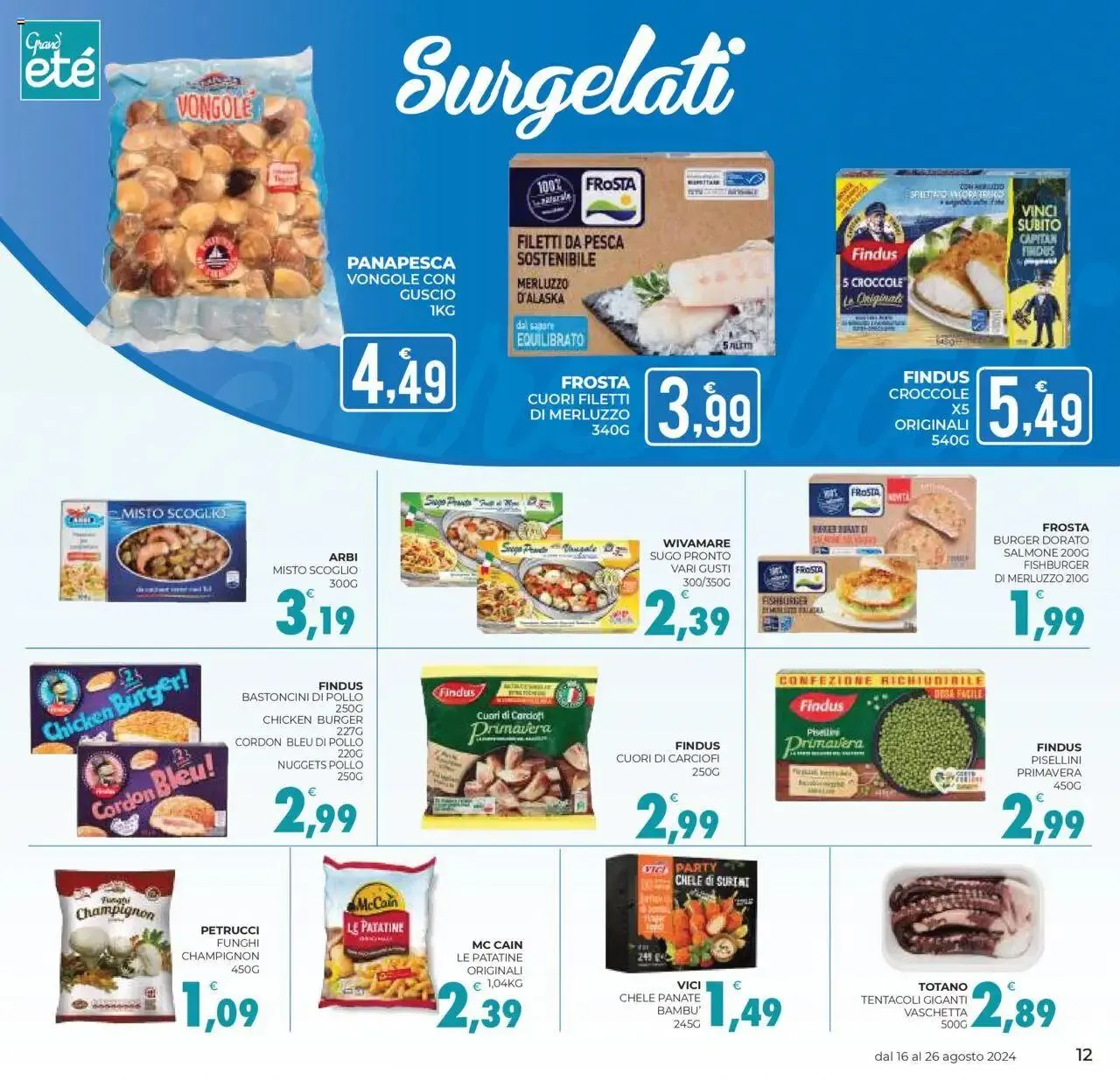 Volantino Eté - Grandeté da 16 agosto a 26 agosto di 2024 - Pagina del volantino 12