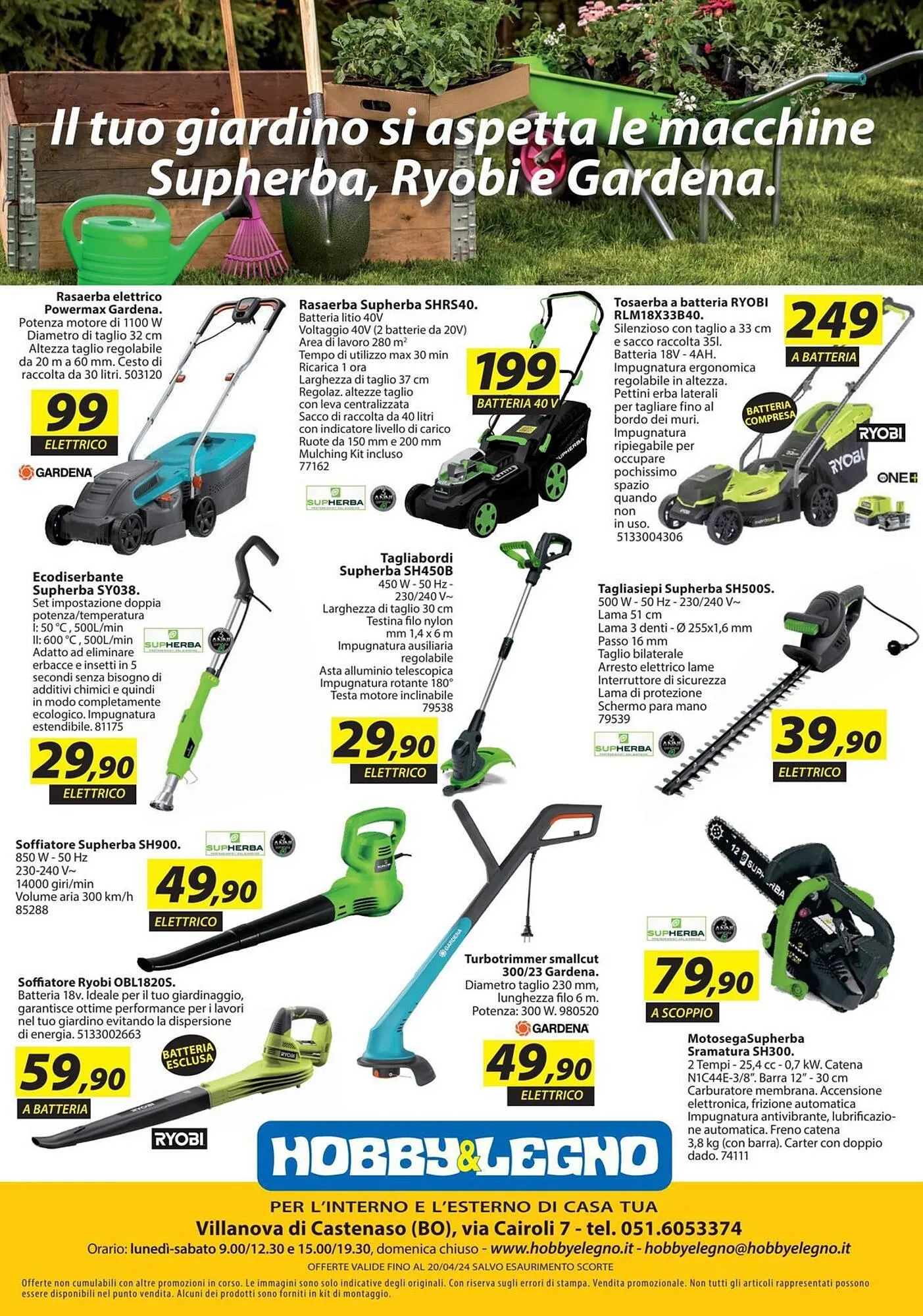 Volantino Hobby e Legno da 12 aprile a 20 aprile di 2024 - Pagina del volantino