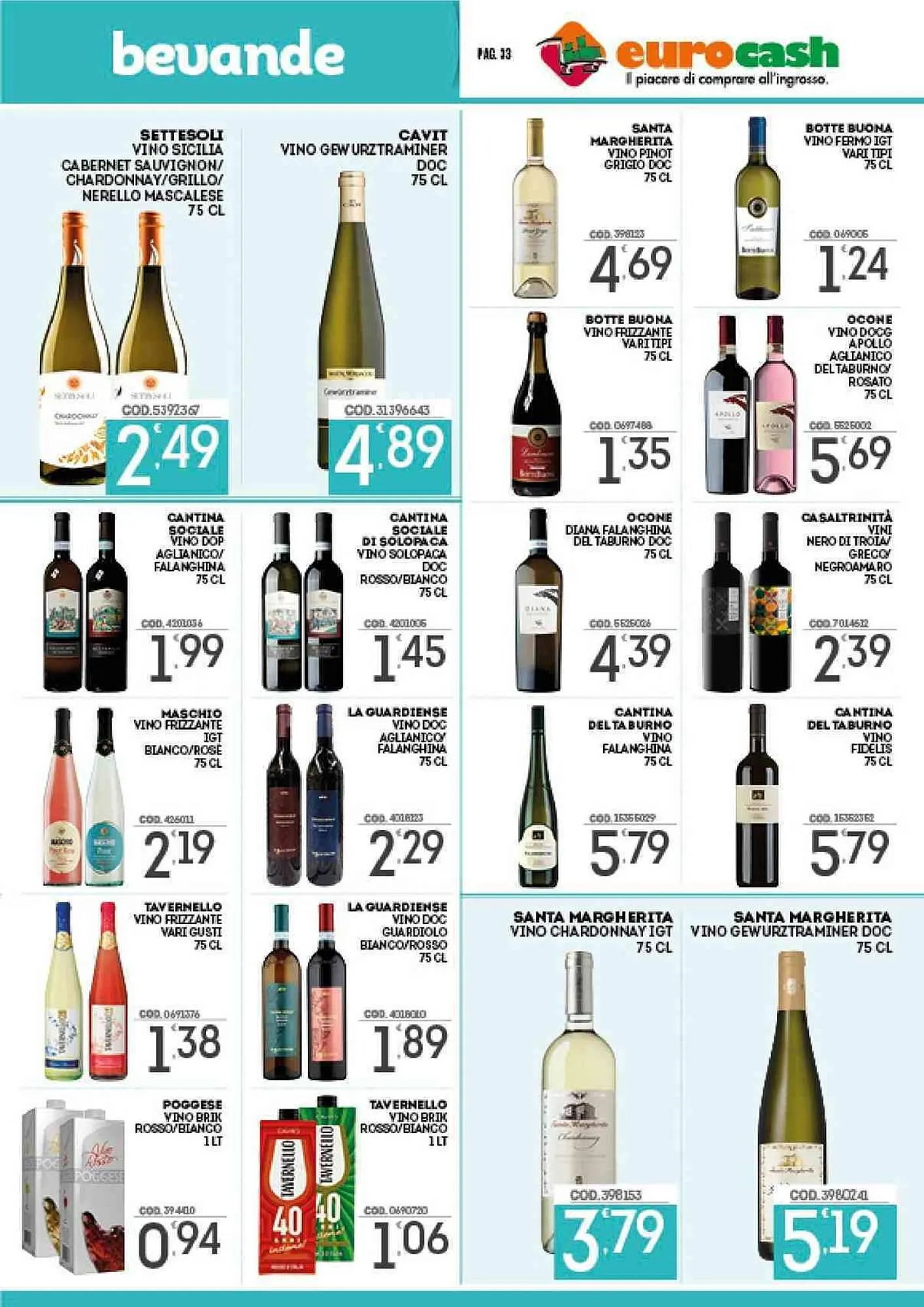 Volantino Eurocash da 3 gennaio a 21 gennaio di 2024 - Pagina del volantino 33