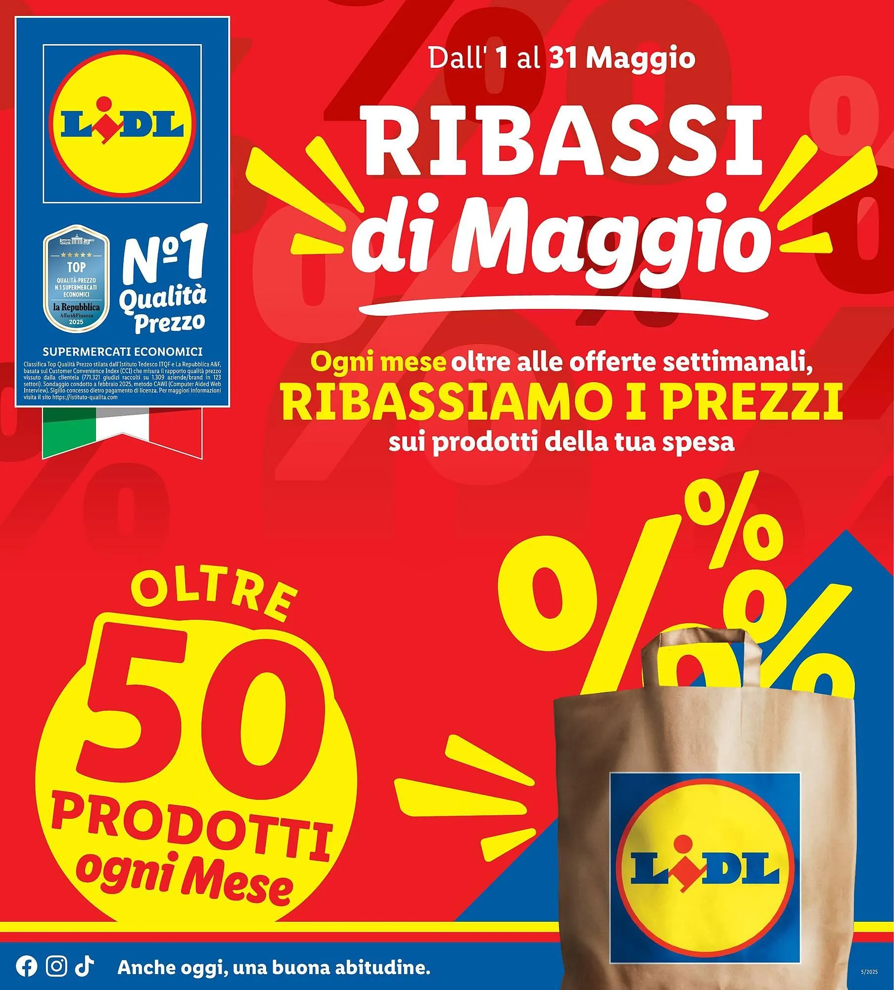 Volantino Lidl da 1 maggio a 31 maggio di 2025 - Pagina del volantino 1