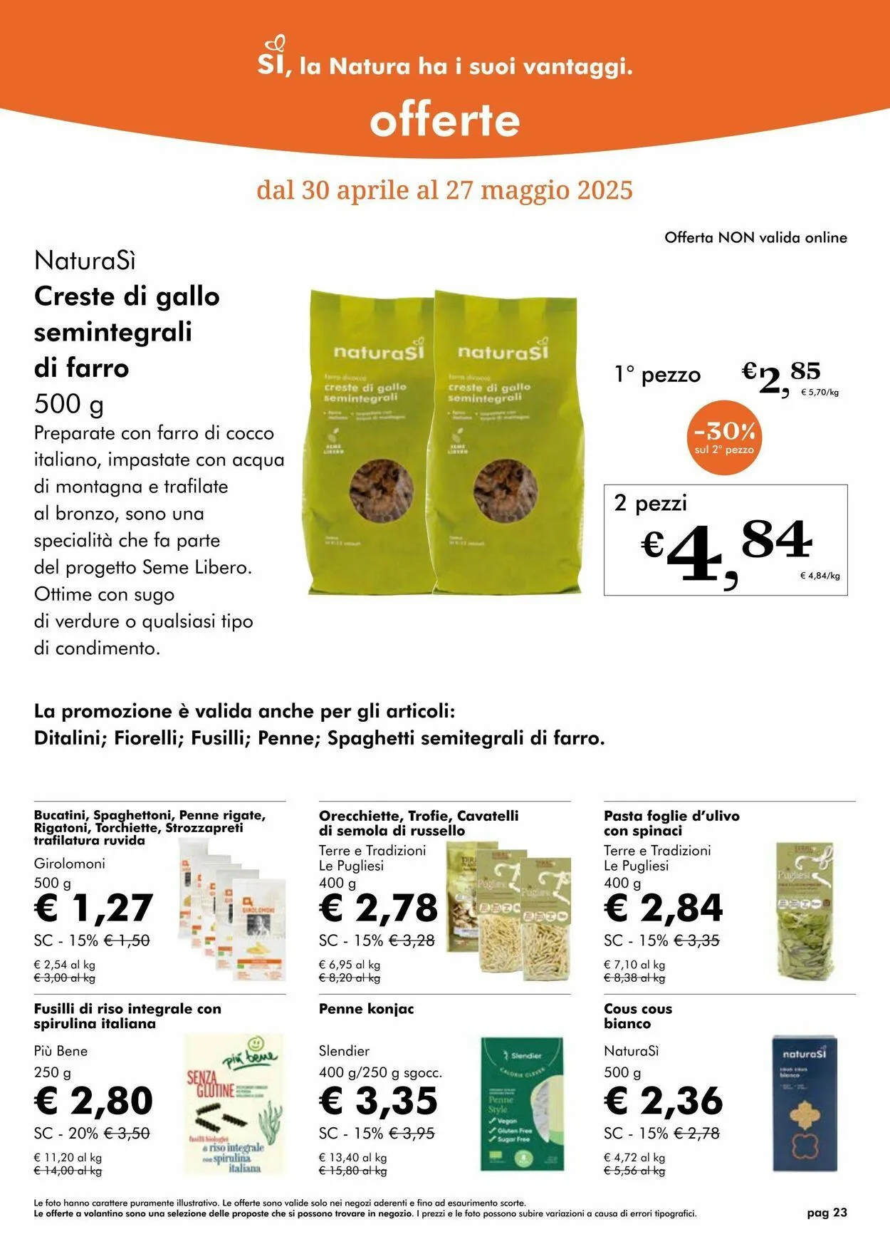 Natura Sì Volantino attuale da 27 maggio a 10 giugno di 2025 - Pagina del volantino 23