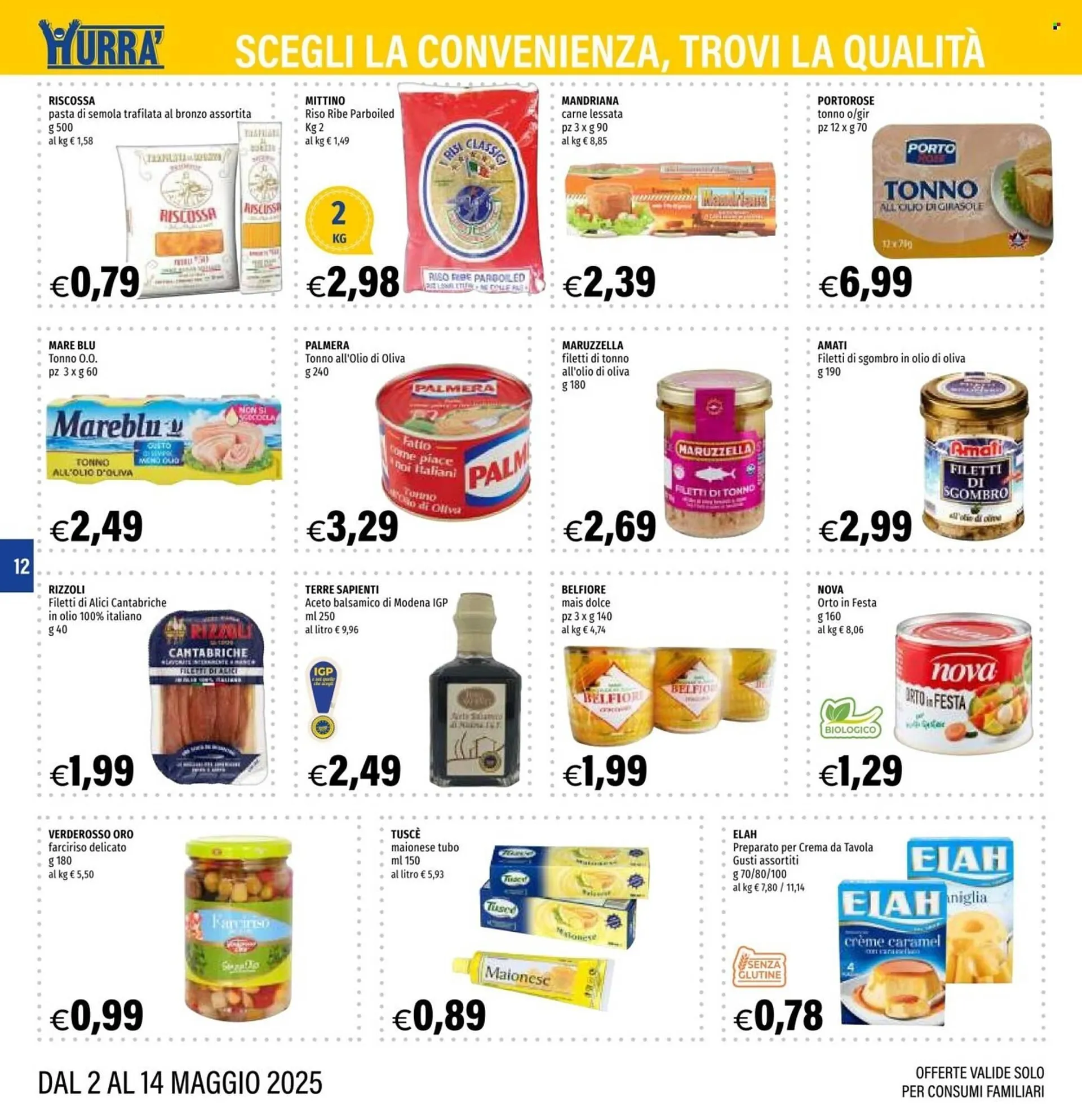 Volantino Hurrà da 2 maggio a 14 maggio di 2025 - Pagina del volantino 12